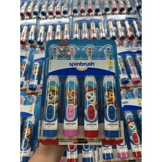 Bàn chải pin cho bé spinbrush hình chó cứu hộ