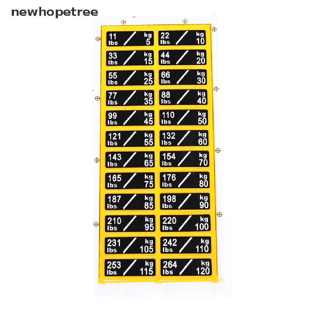 1 Tấm Nhãn Dán Hỗ Trợ Tập Gym Tiện Dụng