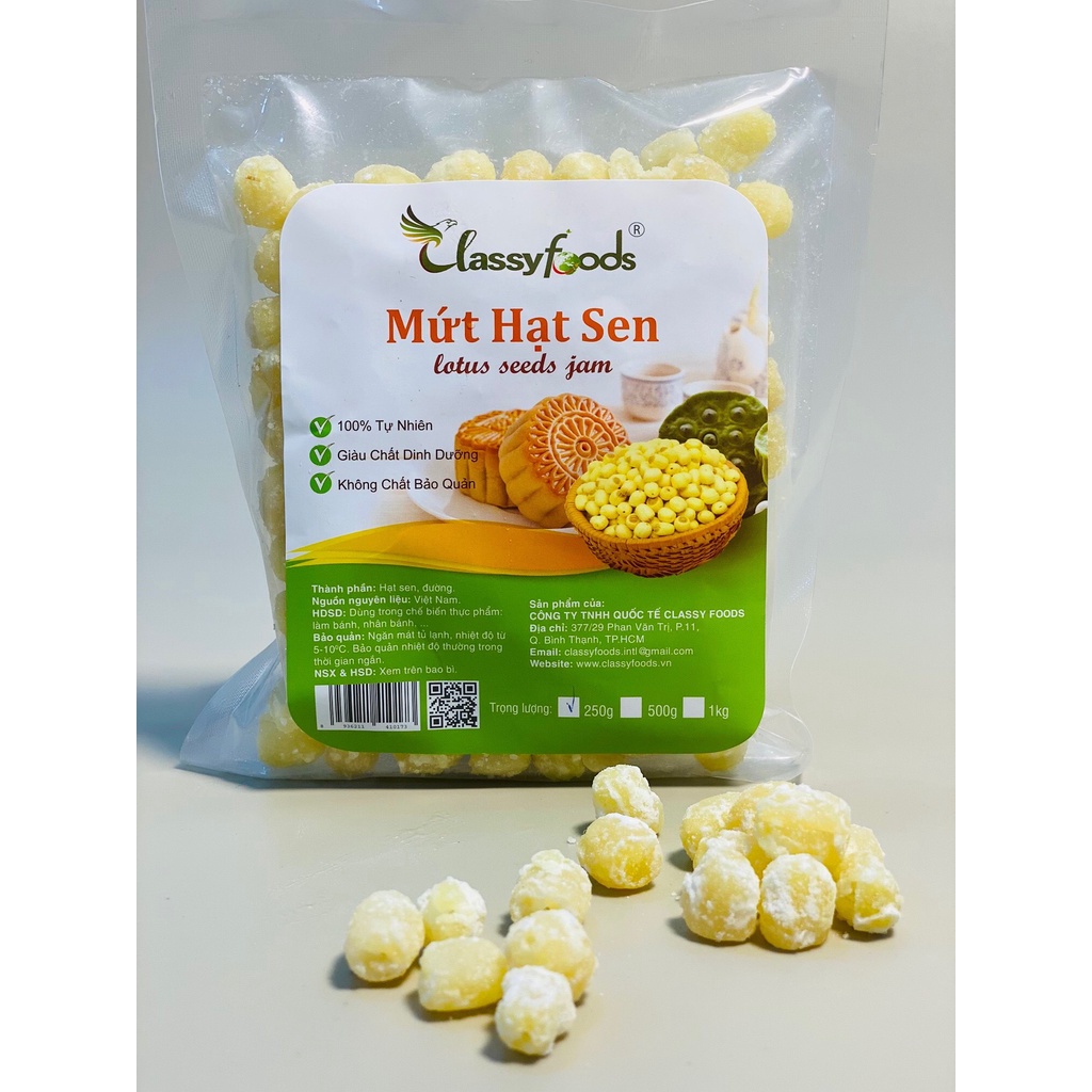 Mứt Hạt Sen - Nguyên Liệu Trung Thu