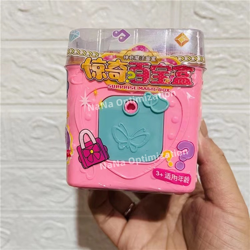 Hộp Đồ Chơi 6 Cửa mini Bất Ngờ Cho Bé Gái