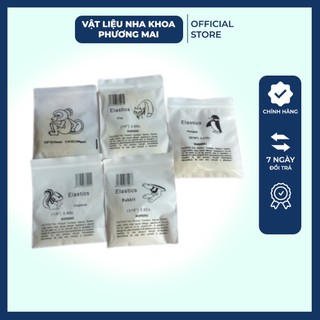 Thun niềng răng, thun liên hàm chỉnh nha tiện lợi cao cấp túi 100 vòng
