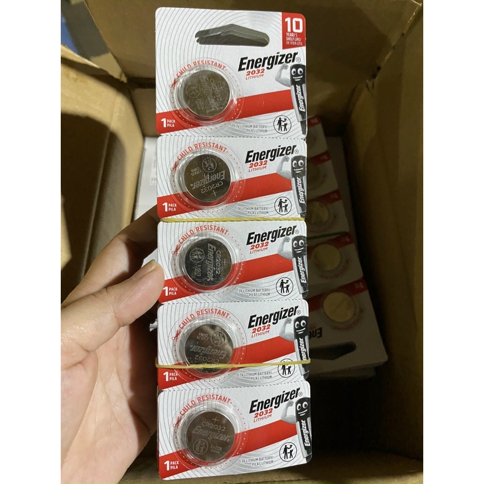 PIN ENERGIZER Lithium CR2032 vs 2025 TS1x5 - Vỉ 5 viên