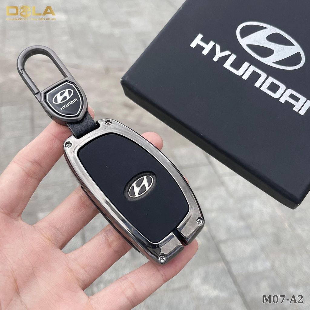 Vỏ ốp khoá xe hơi - Bọc chìa khóa ô tô Hyundai Tucson, i10, Elantra, creta 3~4 nút