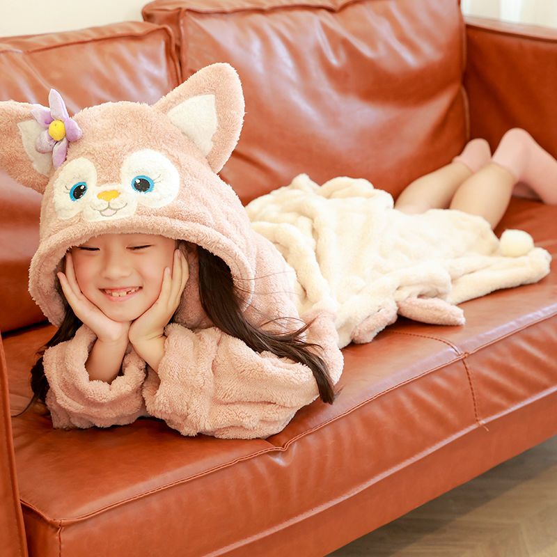 Áo Choàng Ngủ Bằng Nhung Dày Dặn Cho Bé Gái 11.30