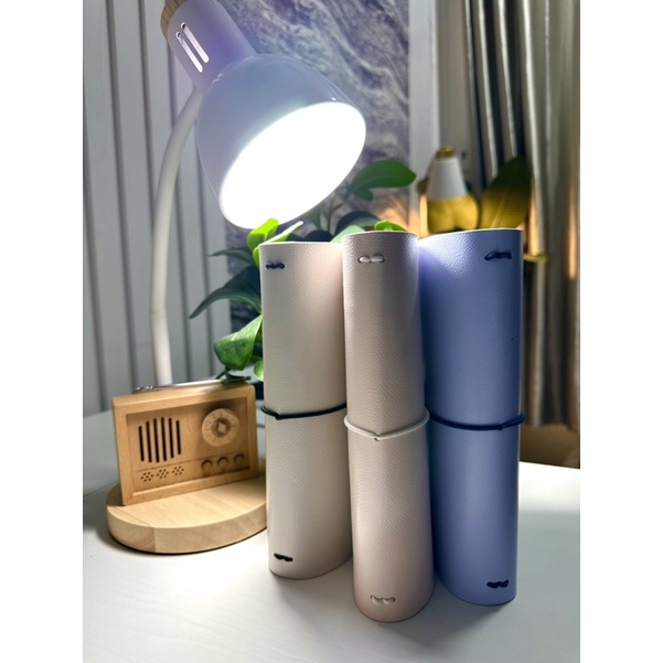 Sổ bìa da thật 100% - Màu pastel