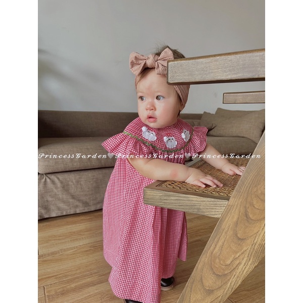 ĐẦM SMOCK NOEL ÔNG GIÀ TUYẾT