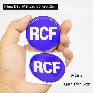 Logo Loa RCF Dán Loa Nhiều Mẫu - 2 Tem