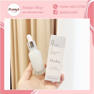 Tinh Chất Serum Dưỡng Ẩm Sâu 9 Wishes Hydra Skin Ampule Serum 25ml