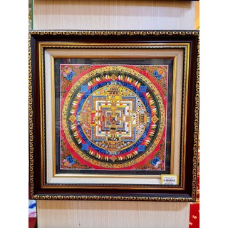 Tranh Mandala Nepal có khung