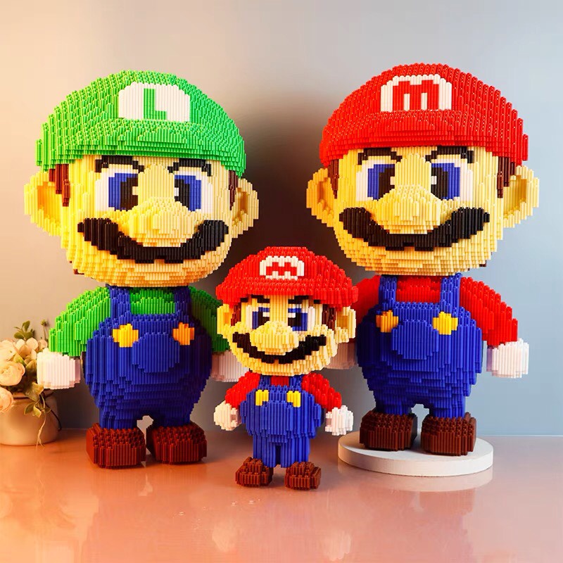 Đồ chơi lắp ghép lego Nấm Lùn Mario - Mô hình lắp ghép supper mario 50cm