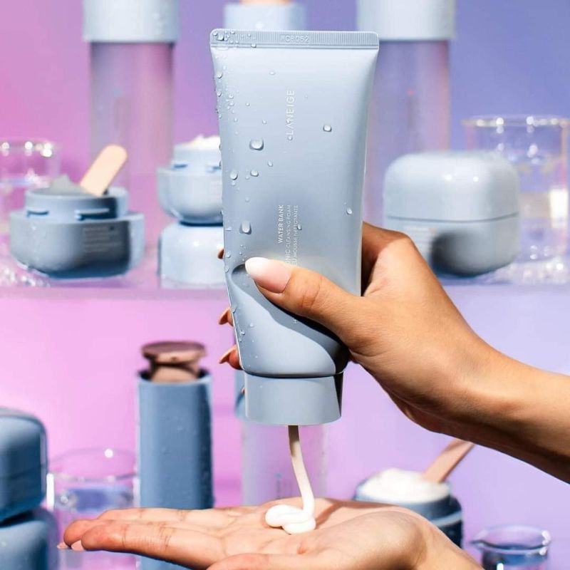 Sữa rửa mặt 𝐋𝐚𝐧𝐞𝐢𝐠𝐞 Water Bank Blue Hyaluronic Cleansing Foam