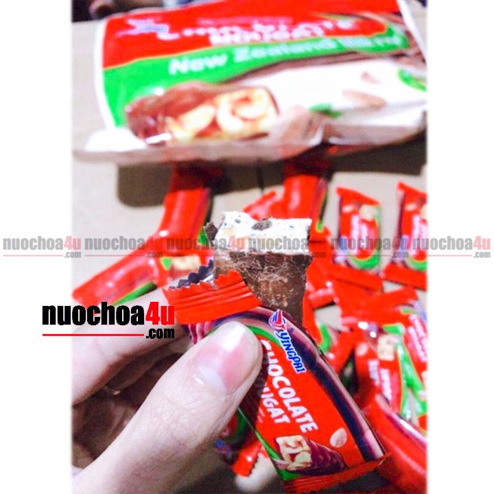 Bánh Hạnh Nhân Socola - YINGPAI - Chocolate Nougat 300g