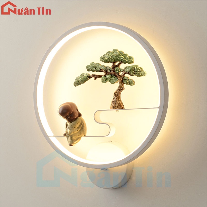 Đèn Led treo tường ốp tường nhà cầu thang Led 8W 3 chế độ màu VK41C Ngân Tin