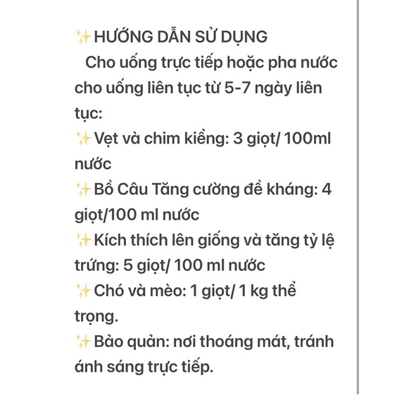 ElecAmin DB Bổ Sung Các Vitamin Thiết Yếu Và Acid Amin Dinh Dưỡng Ăn Ngon Cho Chim, Vẹt, Chó, Mèo