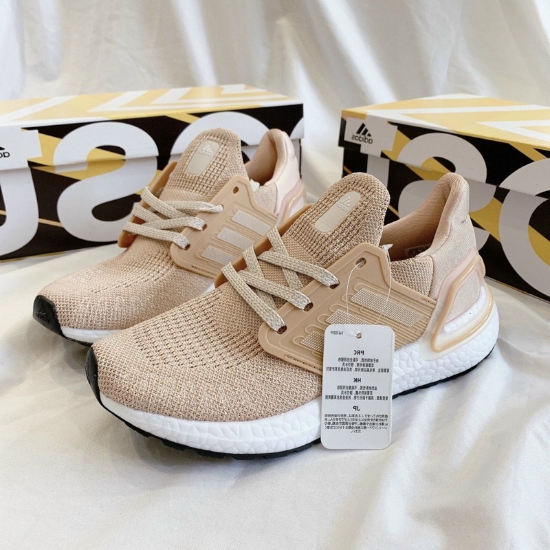 Giày thể thao ULTRA BOOST 2021 Pink Hồng đế trắng , Ultra boost UB 6.0 hồng chất lượng cao cấp - Ảnh Thật
