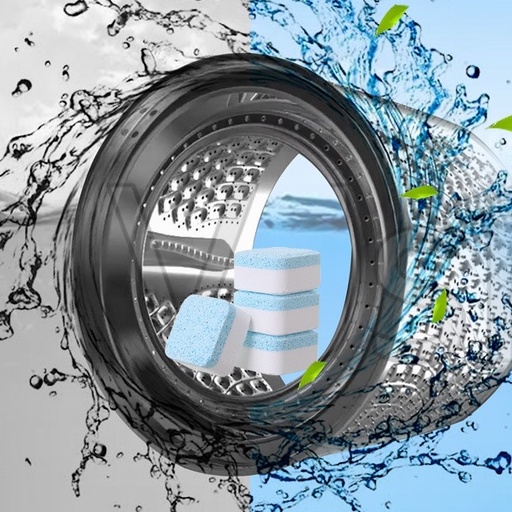 Hộp 12 Viên Vệ Sinh Tẩy Lồng Máy Giặt Chất Cặn Bẩn TOMSHOP K058