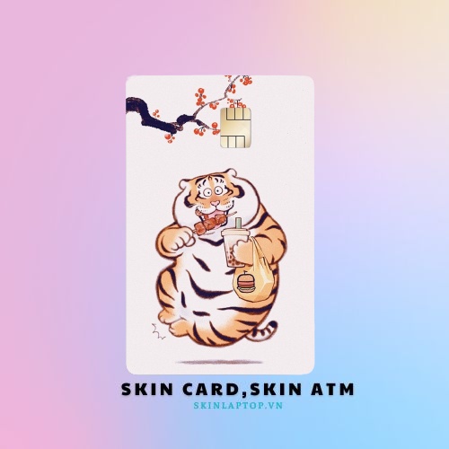Miếng Dán Thẻ Card FATTIGER | SKIN ATM, Thẻ Xe,Thẻ Chung Cư Trang Trí - Chất Liệu Decal Vinyl Chống Nước