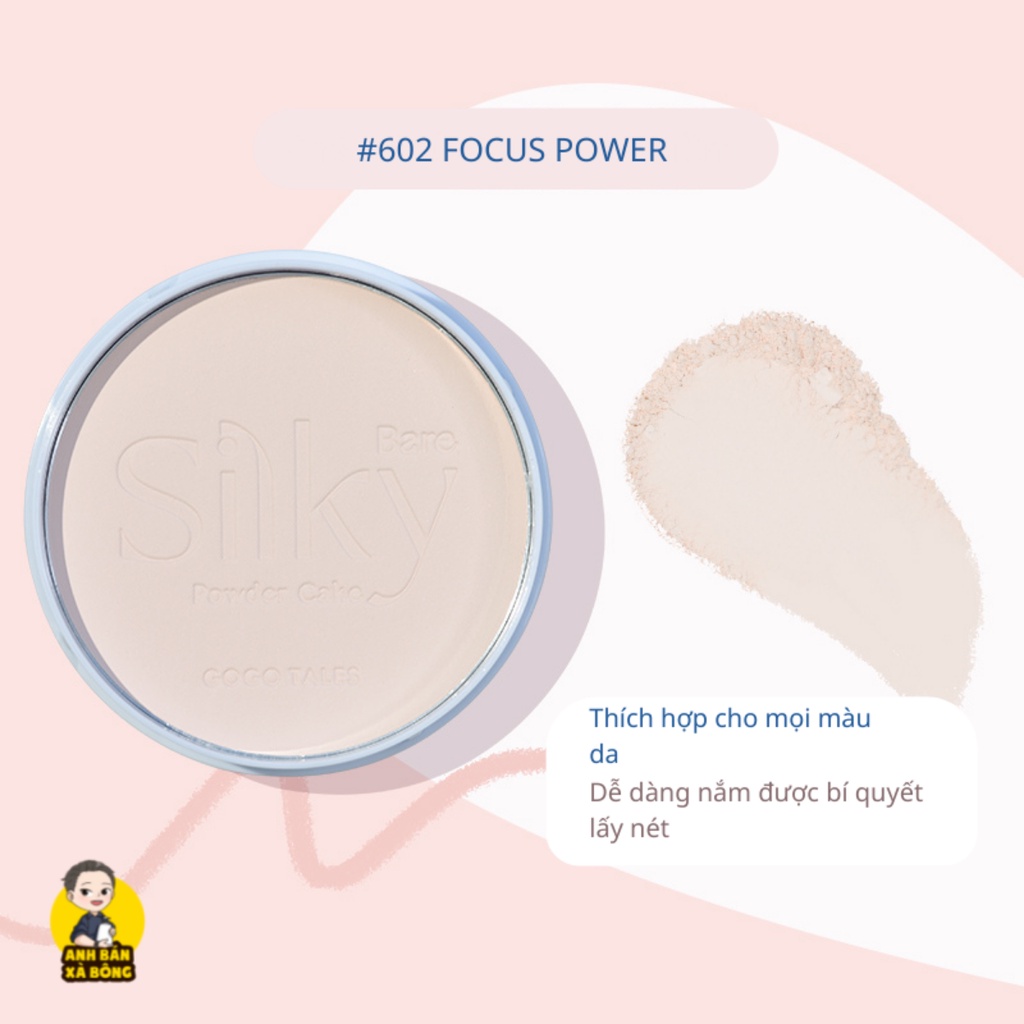 Phấn Phủ Dạng Nén GOGO TALES Bare Silky Loose Powder GT356