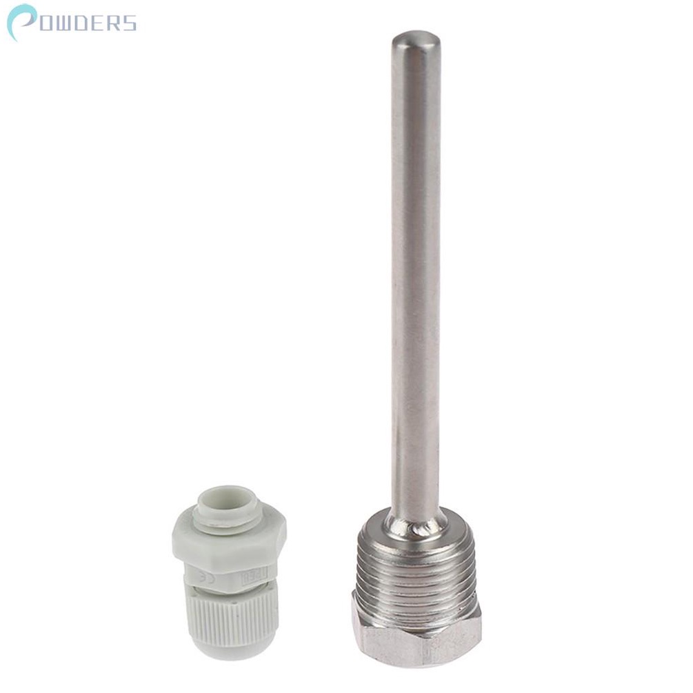 Bộ Cảm Biến Nhiệt 50-200mm Bằng Thép Không Gỉ Đường Kính 6mm 1 / 2 NPT