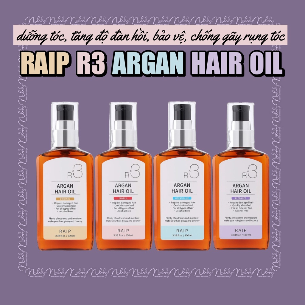 Tinh Dầu Dưỡng Tóc Raip R3 Argan Hair Oil