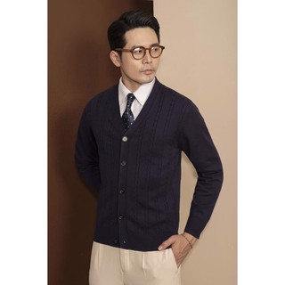 Áo len adam store cardigan xanh al044x