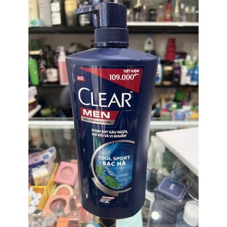 Dầu gội chống gàu Clear Men Cool Sport Menthol Bạc Hà