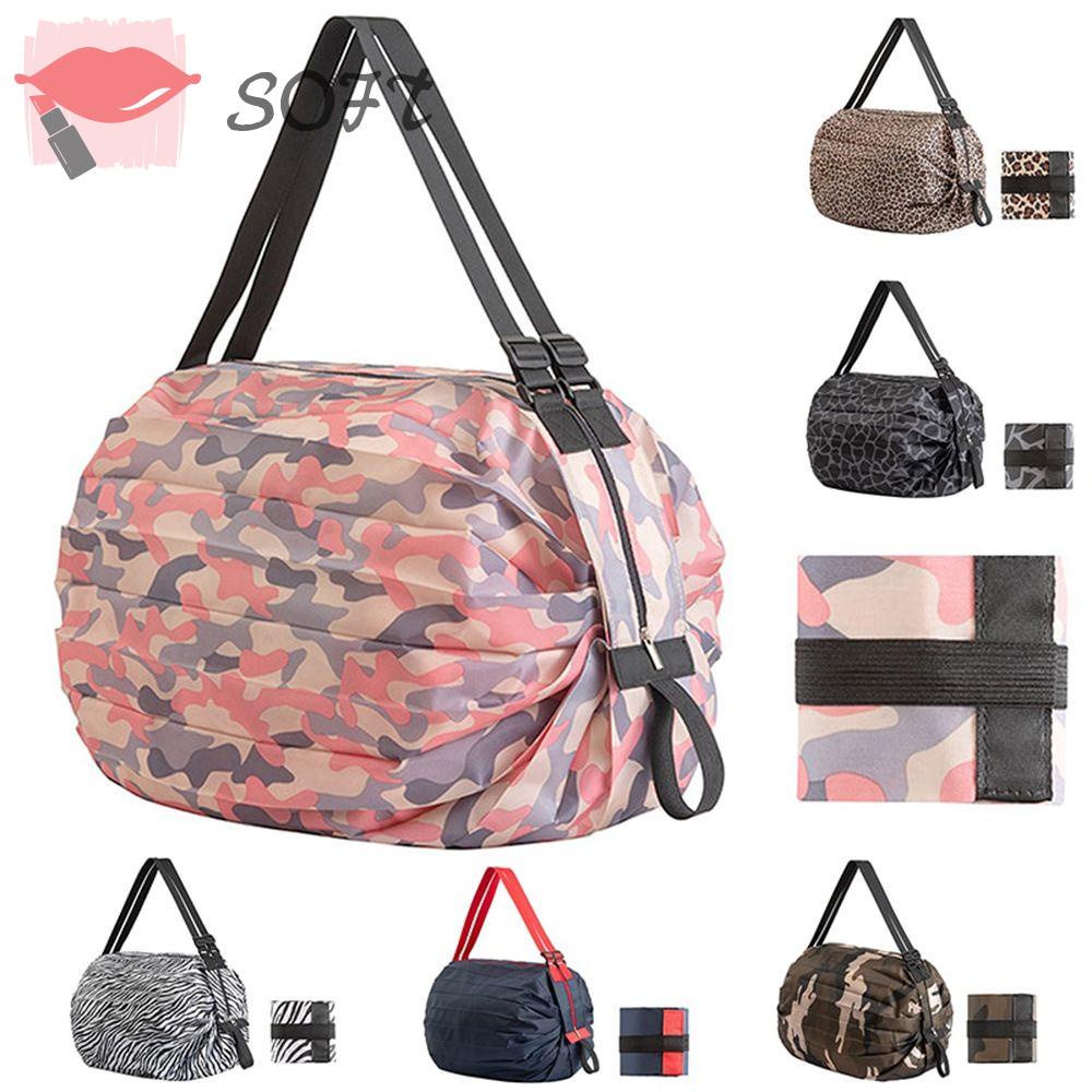 Túi Đựng Đồ Mua Sắm Chống Nước Sức Chứa Lớn Dày Dặn Có Thể Gấp Gọn Cho Nữ