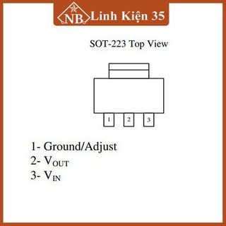 IC nguồn AMS1117 SOT223