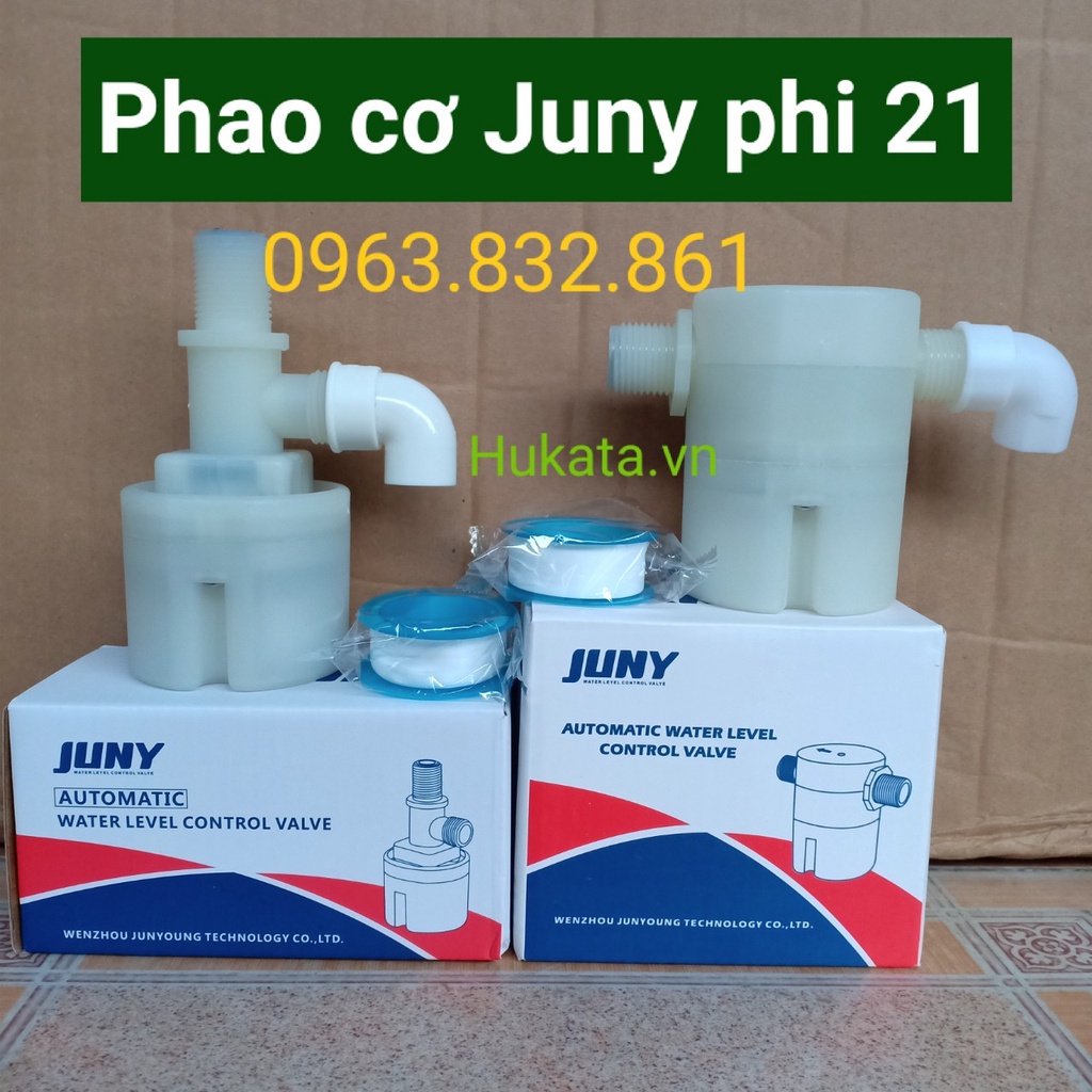 Phao cơ thông minh chống tràn Chính hãng JUNY nhập khẩu ren 21, tặng cút góc, lọc rác và băng tan