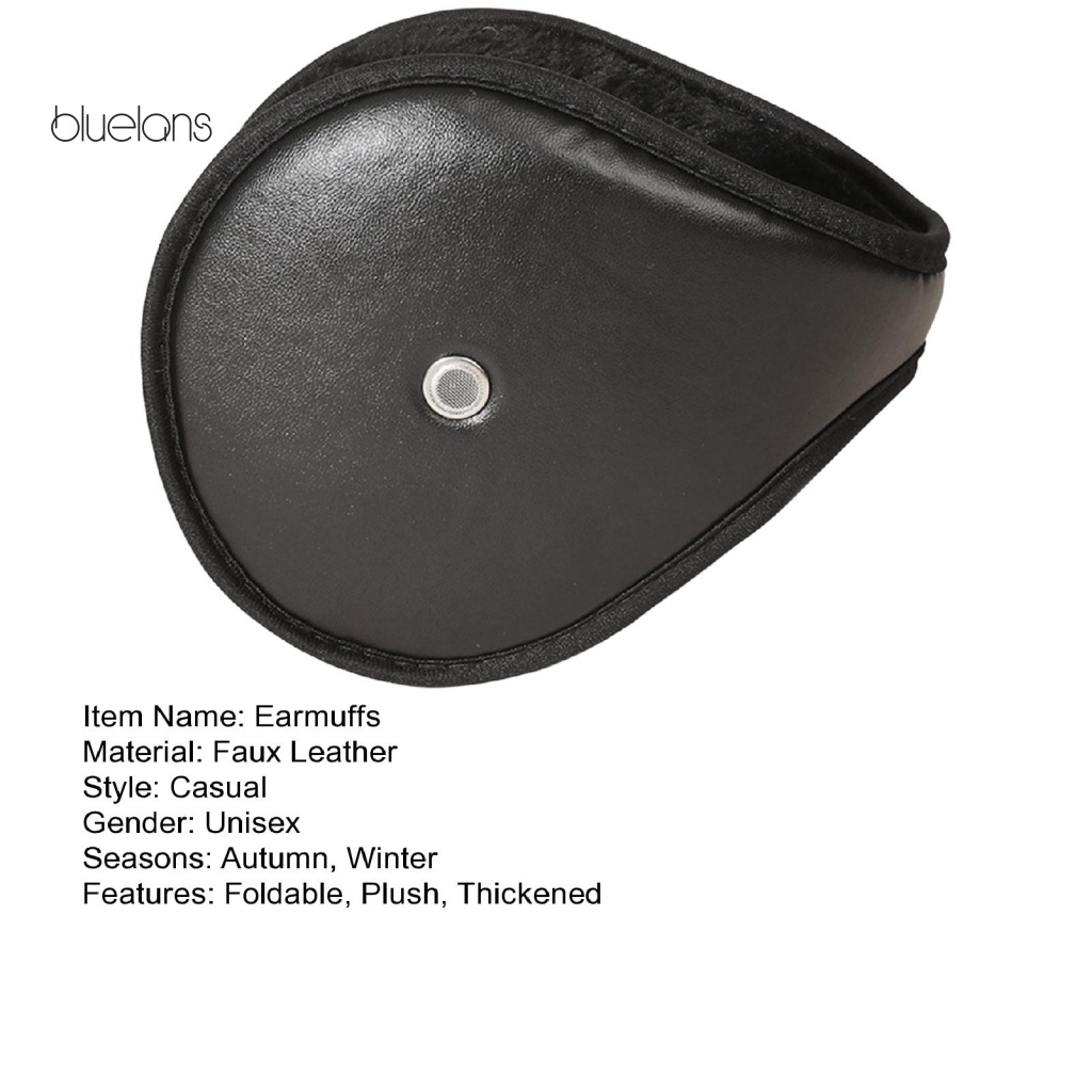 Chụp Tai Giả Da Giữ Ấm Chống Mưa Tiện Dụng