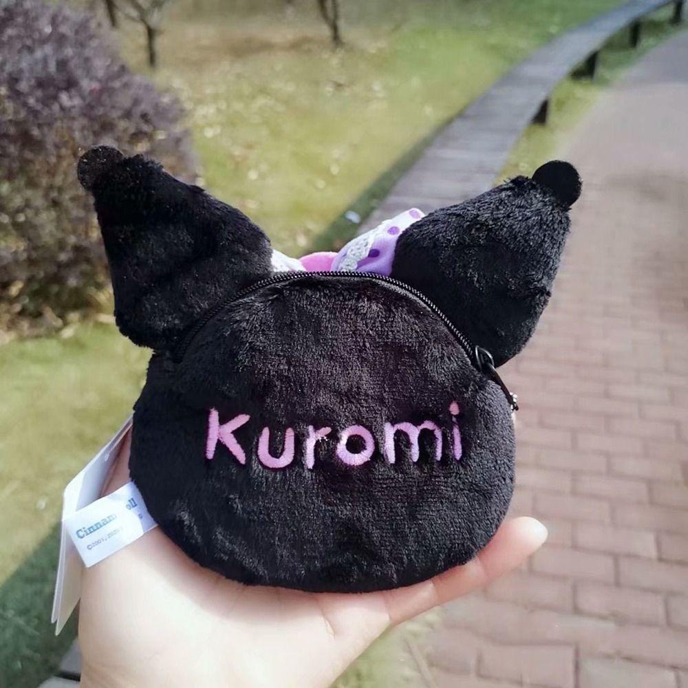 Ví Đựng Tiền Xu Họa Tiết Hoạt Hình Melody Cinnamoroll Dễ Thương Đa Năng Có Khóa Kéo Cho Nữ