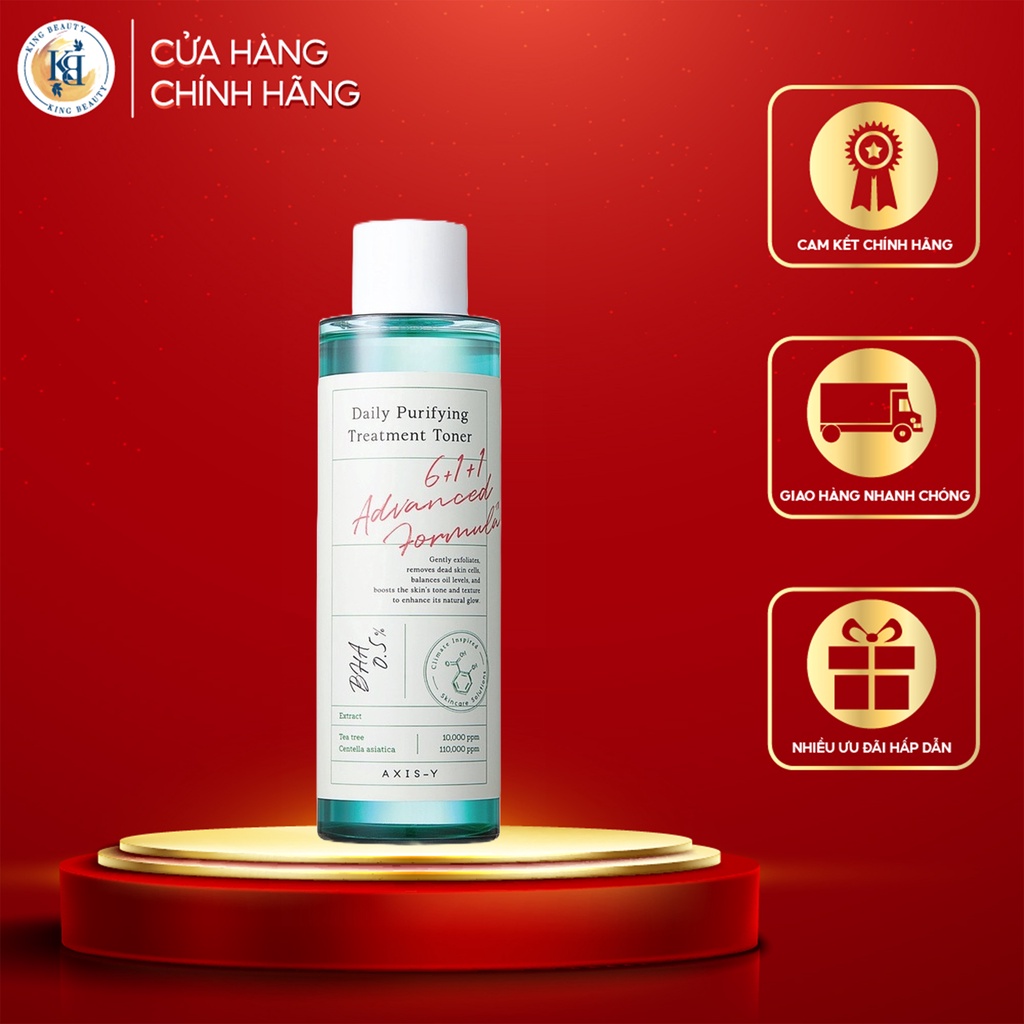 Nước Hoa Hồng Làm Giảm Mụn AXIS-Y Daily Purifying Treatment Toner 200ml