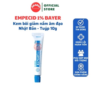 Kem bôi giảm nấm âm đạo empecid 1% bayer nhật bản - tuýp 10g - ảnh sản phẩm 1