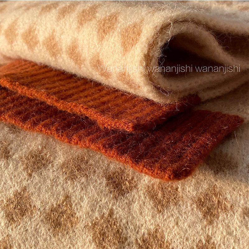 Khăn Choàng Cổ Dệt Kim Thời Trang Mùa Thu Đông Dành Cho Nữ