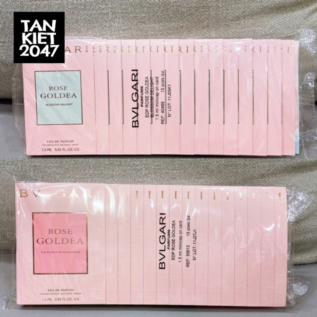 Mẫu thử vial Bvlgari Rose Goldea chính hãng
