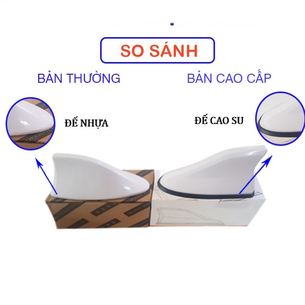 Vây cá mập ô tô LAKADO ăng ten vay cá xe hơi tặng kèm keo dán 3M tang khả năng bắt sóng vừa với hầu hết các loại xe