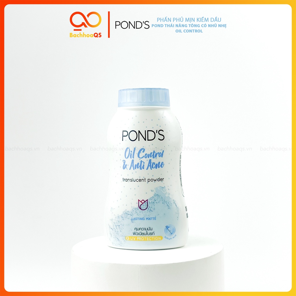 Phấn Phủ Mịn Kiềm Dầu Pond Thái Nâng Tông Mềm Mịn Da Có Nhũ Nhẹ Oil Control 40gr