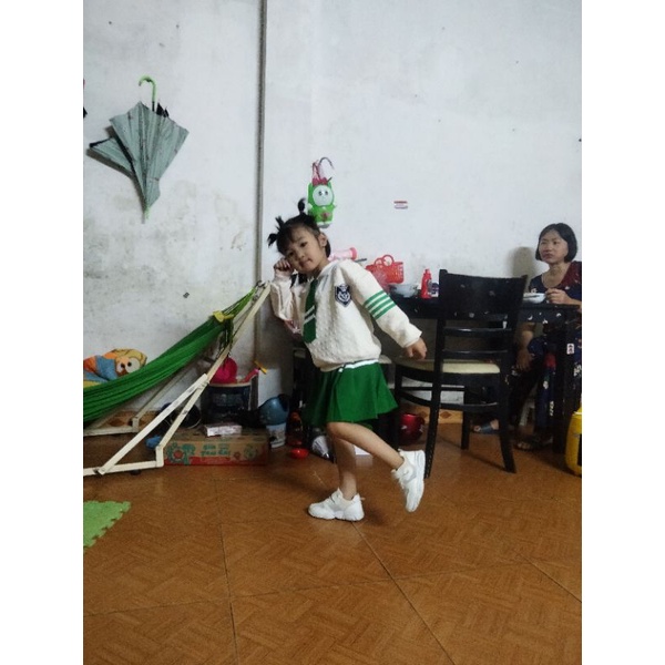 Set váy học sinh bé gái