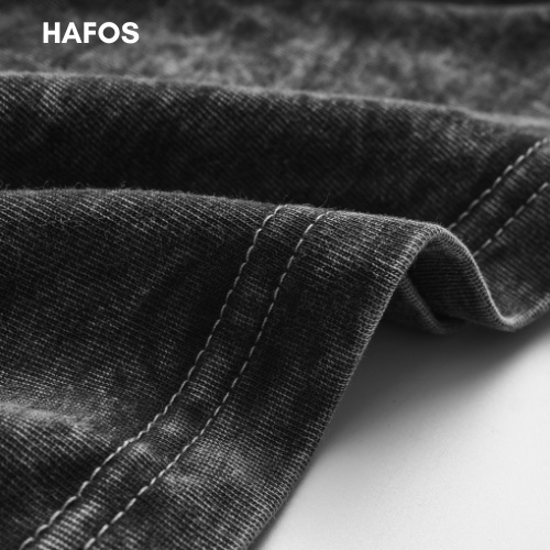 Áo thun unisex TEE WASH cổ tròn cotton phom rộng dành cho nam nữ- HAFOS - GUTTI