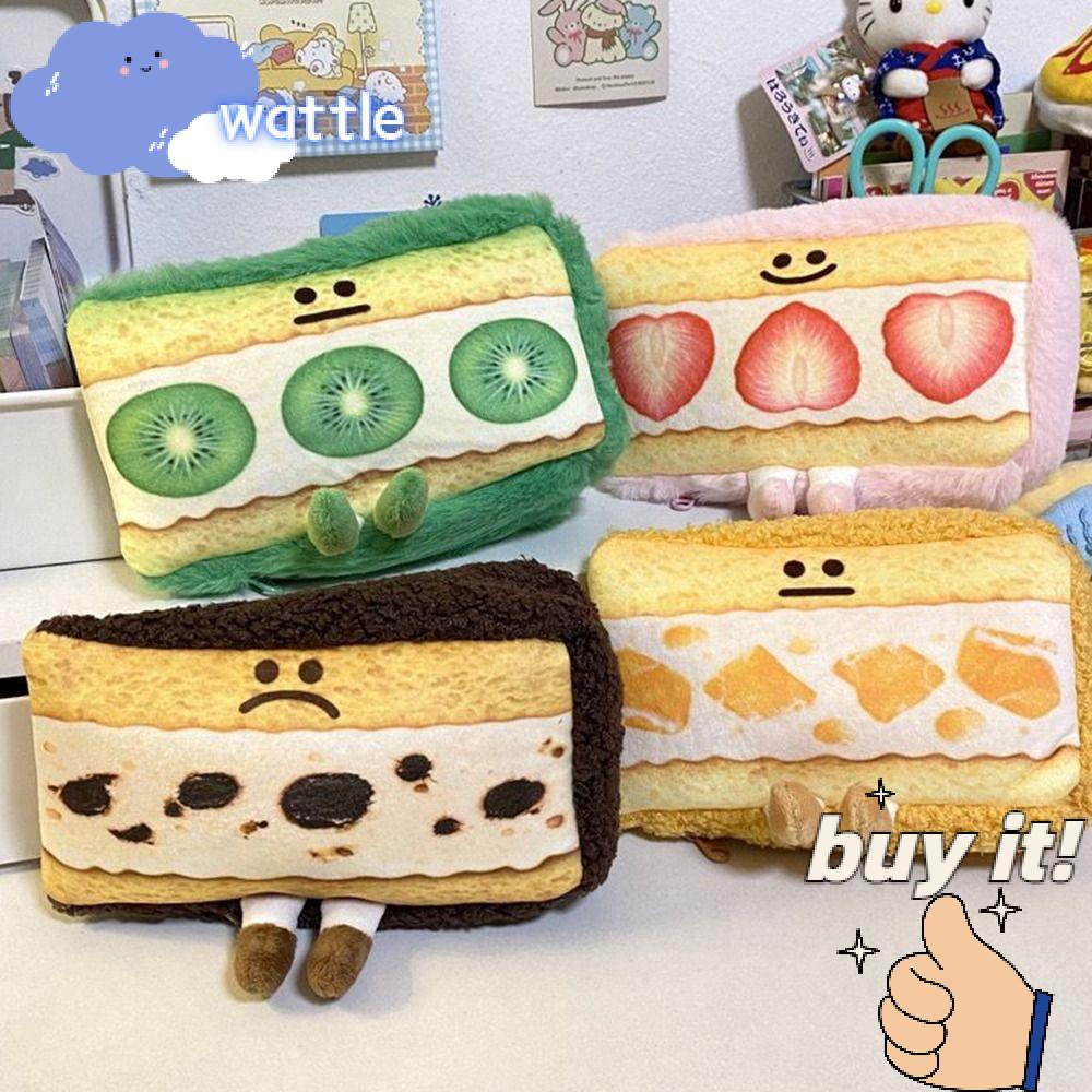 Túi Đựng Bút Cỡ Lớn Hình Bánh Sandwich Trái Cây Vui Nhộn Ốp