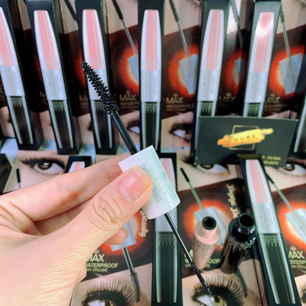 Chuốt Mi 2 Đầu Sivanna Two-Step Mascara Làm Dày Và Dài Mi HF891