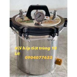 NỒI HẤP TIỆT TRÙNG DỤNG CỤ Y TẾ 18 LÍT INOX CAO CẤP