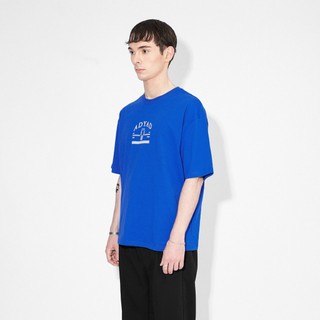 Áo Thun Xanh Tay Lỡ / Oversized Blue Tee - Adyad Studios