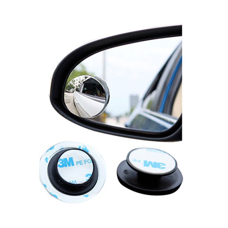 🚗 Gương cầu lồi xóa điểm mù 5cm, gắn kính chiếu hậu ô tô, xe hơi, xe máy không viền