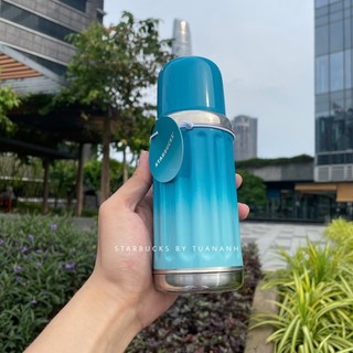 [Chính hãng] Bình Giữ Nhiệt Starbucks Gradient Retro Blue 355ml