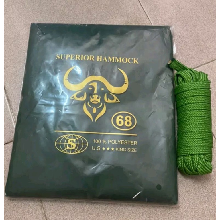 võng dù 2 lớp 2m4 tặng 5m dây dù | BigBuy360 - bigbuy360.vn