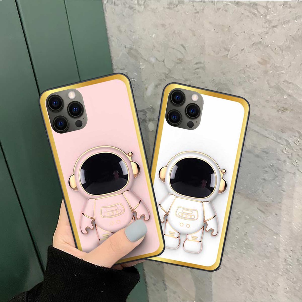 Ốp lưng iPhone 11 12 11Pro 12Pro Pro Promax Max in hình kiểu 3D robot phi hành gia sắc màu thời trang