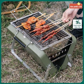 💖 Bếp nướng dã ngoại xếp gọn Portable Outdoor BBQ Grill Patio Camping