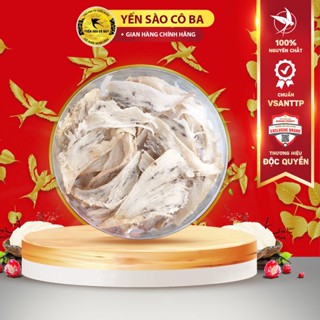 Chân Yến Thô Việt [Hộp 50/100 Gram] [ Có NHÍP Quà Chưng ] YẾN SÀO CÔ BA- Nguyên chất 100% Không Tẩm Đường