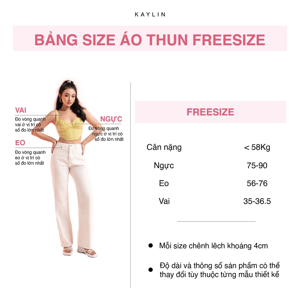 Áo thun nữ body tay dài KAYLIN khoét lưng - N1849